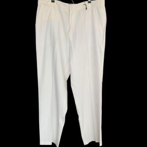 Fila Pants Men's Size 40x34 Golf Tour Flat Front Gardenia Belted Tencel Blend